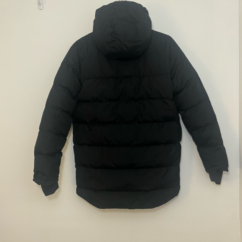 [|NWOT|] Lands' End—Black Hooded Puffer Jacket - Picture 5 of 8